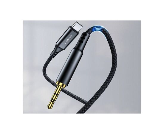 Кабель мультимедийный AUX USB-C to TRS Audio 3.5mm M/M DAC Chip 96kHz 1.0m black Choetech (AUX006), изображение 3 Кабель мультимедийный AUX USB-C to TRS Audio 3.5mm M/M DAC Chip 96kHz 1.0m black Choetech (AUX006), изображение 3