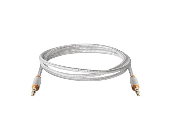Кабель мультимедийный AUX Audio 3.5mm M/M 1.2m JACK01-03 white Defender (87513), изображение 2 Кабель мультимедийный AUX Audio 3.5mm M/M 1.2m JACK01-03 white Defender (87513), изображение 2