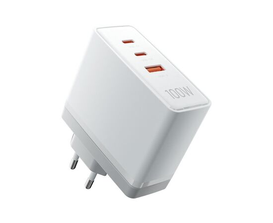 Зарядное устройство Vention 3xUSB 100W GaN (2хUSB-C+USB-A) white (FEGW0-EU)