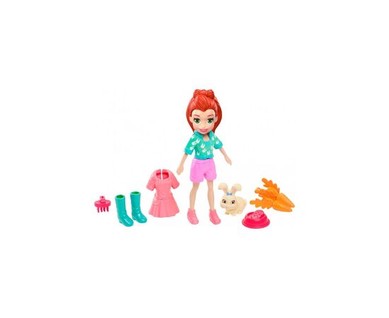 Кукла Polly Pocket Лила с питомцем (GDM11), изображение 2 Кукла Polly Pocket Лила с питомцем (GDM11), изображение 2