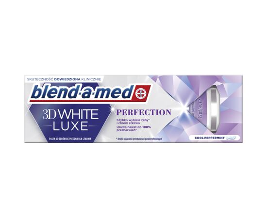 Зубная паста Blend-a-med 3D White Luxe Совершенство 75 мл (4084500743847), изображение 2 Зубная паста Blend-a-med 3D White Luxe Совершенство 75 мл (4084500743847), изображение 2