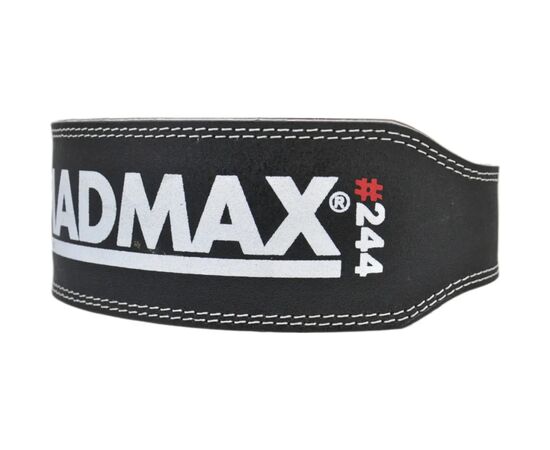 Атлетический пояс MadMax MFB-244 Sandwich шкіряний Black XL (MFB-244_XL), изображение 3 Атлетический пояс MadMax MFB-244 Sandwich шкіряний Black XL (MFB-244_XL), изображение 3