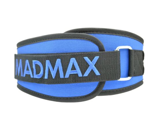 Атлетический пояс MadMax MFB-421 Simply the Best неопреновий Blue L (MFB-421-BLU_L), изображение 4 Атлетический пояс MadMax MFB-421 Simply the Best неопреновий Blue L (MFB-421-BLU_L), изображение 4
