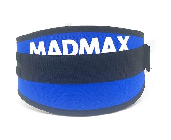 Атлетический пояс MadMax MFB-421 Simply the Best неопреновий Blue L (MFB-421-BLU_L), изображение 8 Атлетический пояс MadMax MFB-421 Simply the Best неопреновий Blue L (MFB-421-BLU_L), изображение 8