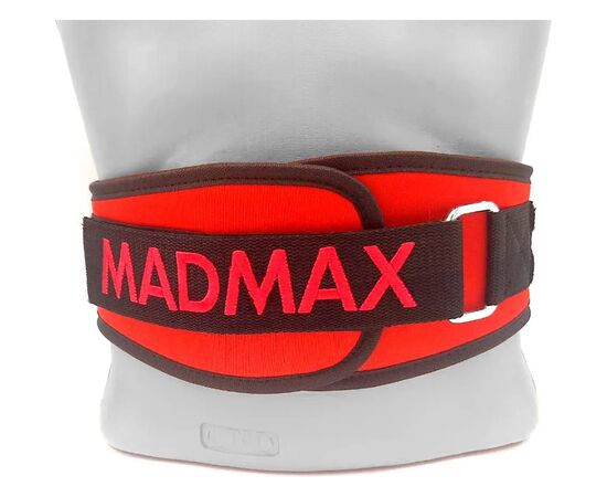 Атлетический пояс MadMax MFB-421 Simply the Best неопреновий Red M (MFB-421-RED_M), изображение 4 Атлетический пояс MadMax MFB-421 Simply the Best неопреновий Red M (MFB-421-RED_M), изображение 4