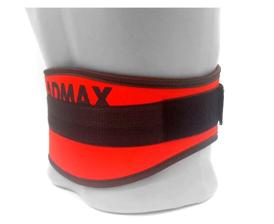 Атлетический пояс MadMax MFB-421 Simply the Best неопреновий Red M (MFB-421-RED_M), изображение 7 Атлетический пояс MadMax MFB-421 Simply the Best неопреновий Red M (MFB-421-RED_M), изображение 7