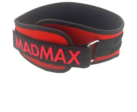 Атлетический пояс MadMax MFB-421 Simply the Best неопреновий Red XL (MFB-421-RED_XL), изображение 3 Атлетический пояс MadMax MFB-421 Simply the Best неопреновий Red XL (MFB-421-RED_XL), изображение 3