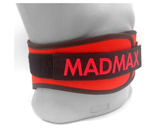 Атлетический пояс MadMax MFB-421 Simply the Best неопреновий Red XL (MFB-421-RED_XL), изображение 5 Атлетический пояс MadMax MFB-421 Simply the Best неопреновий Red XL (MFB-421-RED_XL), изображение 5