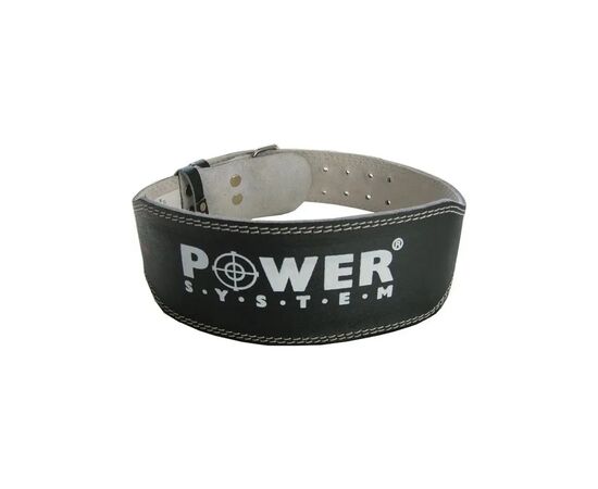 Атлетический пояс Power System PS-3250 Power Basic шкіряний Black M (PS-3250_M_Black), изображение 3 Атлетический пояс Power System PS-3250 Power Basic шкіряний Black M (PS-3250_M_Black), изображение 3