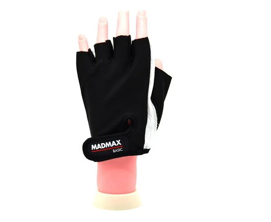Перчатки для фитнеса MadMax MFG-250 Basic Whihe L (MFG-250_L), изображение 5 Перчатки для фитнеса MadMax MFG-250 Basic Whihe L (MFG-250_L), изображение 5