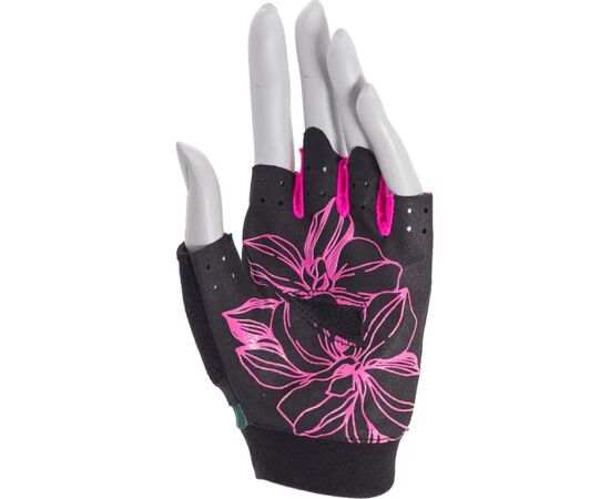 Рукавички для фітнесу MadMax MFG-770 Flower Power Gloves Black/Pink XS (MFG-770_XS), зображення 2 Рукавички для фітнесу MadMax MFG-770 Flower Power Gloves Black/Pink XS (MFG-770_XS), зображення 2