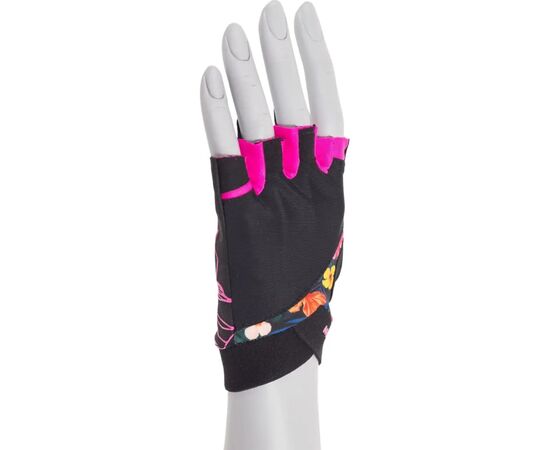 Рукавички для фітнесу MadMax MFG-770 Flower Power Gloves Black/Pink XS (MFG-770_XS), зображення 3 Рукавички для фітнесу MadMax MFG-770 Flower Power Gloves Black/Pink XS (MFG-770_XS), зображення 3