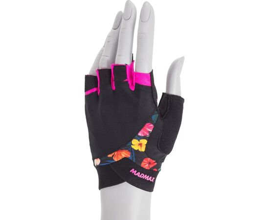 Перчатки для фитнеса MadMax MFG-770 Flower Power Gloves Black/Pink XS (MFG-770_XS)