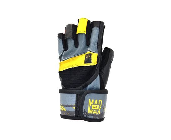 Перчатки для фитнеса MadMax MFG-880 Signature Black/Grey/Yellow M (MFG-880_M), изображение 2 Перчатки для фитнеса MadMax MFG-880 Signature Black/Grey/Yellow M (MFG-880_M), изображение 2