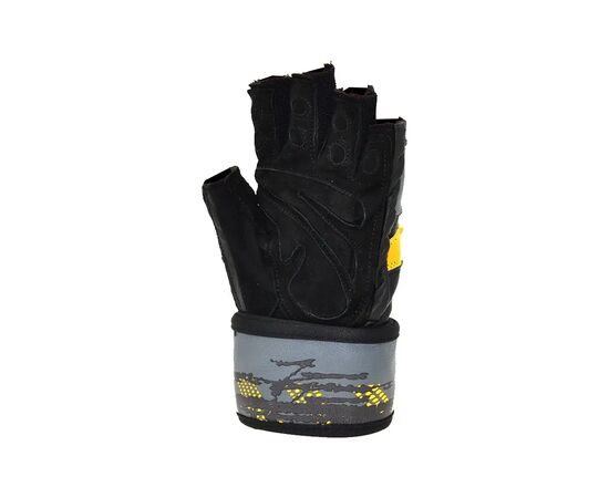 Перчатки для фитнеса MadMax MFG-880 Signature Black/Grey/Yellow M (MFG-880_M), изображение 4 Перчатки для фитнеса MadMax MFG-880 Signature Black/Grey/Yellow M (MFG-880_M), изображение 4