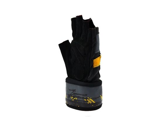 Перчатки для фитнеса MadMax MFG-880 Signature Black/Grey/Yellow M (MFG-880_M), изображение 5 Перчатки для фитнеса MadMax MFG-880 Signature Black/Grey/Yellow M (MFG-880_M), изображение 5
