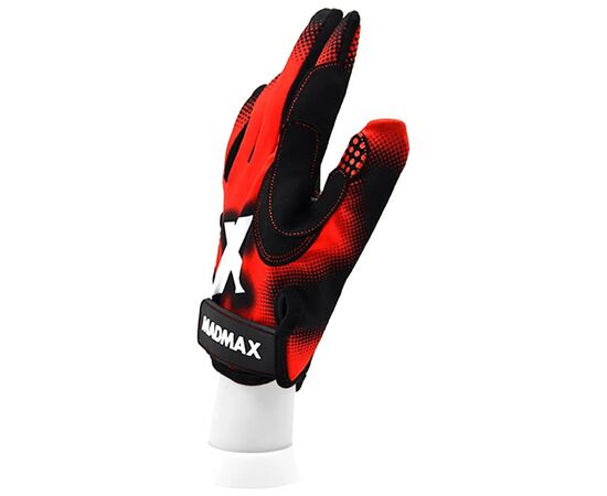 Перчатки для фитнеса MadMax MXG-101 X Gloves Black/Grey/Red M (MXG-101-RED_M), изображение 4 Перчатки для фитнеса MadMax MXG-101 X Gloves Black/Grey/Red M (MXG-101-RED_M), изображение 4