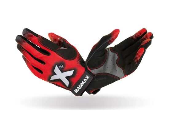 Рукавички для фітнесу MadMax MXG-101 X Gloves Black/Grey/Red M (MXG-101-RED_M)