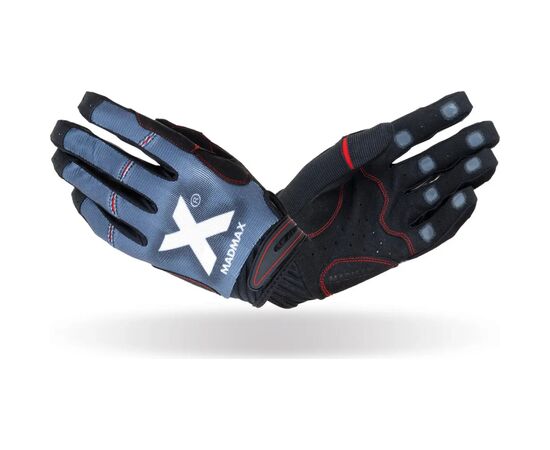 Перчатки для фитнеса MadMax MXG-102 X Gloves Black/Grey/White L (MXG-102-GRY_L)