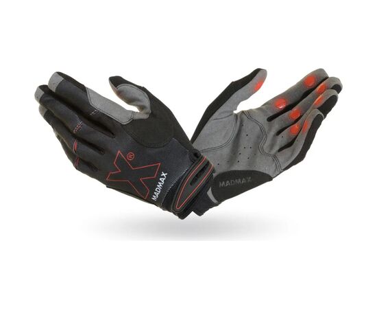 Рукавички для фітнесу MadMax MXG-103 X Gloves Black/Grey XL (MXG-103-BLK_XL)