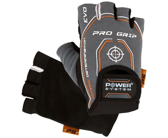Перчатки для фитнеса Power System PS-2250E Pro Grip EVO Grey S (PS_2250E_S_Grey), изображение 2 Перчатки для фитнеса Power System PS-2250E Pro Grip EVO Grey S (PS_2250E_S_Grey), изображение 2