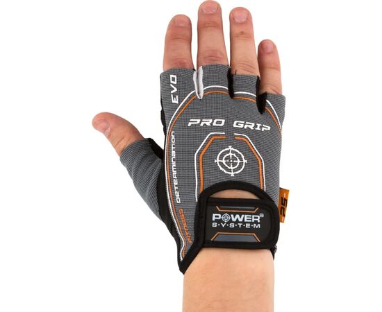 Перчатки для фитнеса Power System PS-2250E Pro Grip EVO Grey S (PS_2250E_S_Grey), изображение 4 Перчатки для фитнеса Power System PS-2250E Pro Grip EVO Grey S (PS_2250E_S_Grey), изображение 4