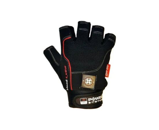 Перчатки для фитнеса Power System PS-2580 Mans Power Black L (PS-2580_L_Black), изображение 3 Перчатки для фитнеса Power System PS-2580 Mans Power Black L (PS-2580_L_Black), изображение 3