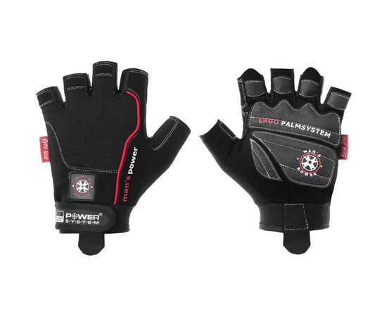 Перчатки для фитнеса Power System PS-2580 Mans Power Black L (PS-2580_L_Black), изображение 5 Перчатки для фитнеса Power System PS-2580 Mans Power Black L (PS-2580_L_Black), изображение 5