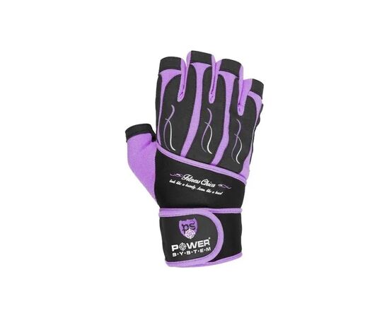 Рукавички для фітнесу Power System PS-2710 Fitness Chica Purple XS (PS-2710_XS_Purple), зображення 3