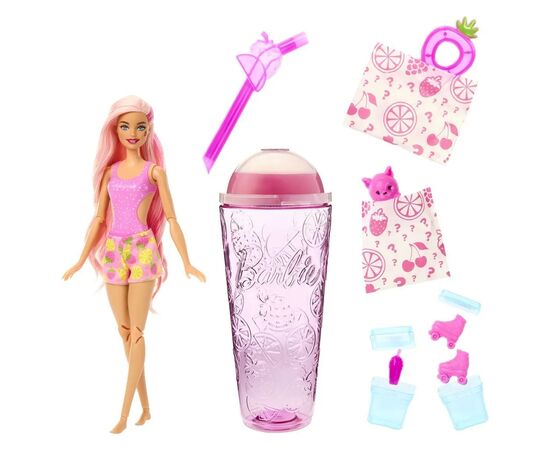 Лялька Barbie Pop Reveal серії Соковиті фрукти – полуничний лимонад (HNW41), зображення 2 Лялька Barbie Pop Reveal серії Соковиті фрукти – полуничний лимонад (HNW41), зображення 2