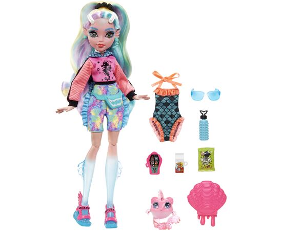 Кукла Monster High Лагуна Монстро-классика (HHK55), изображение 2 Кукла Monster High Лагуна Монстро-классика (HHK55), изображение 2