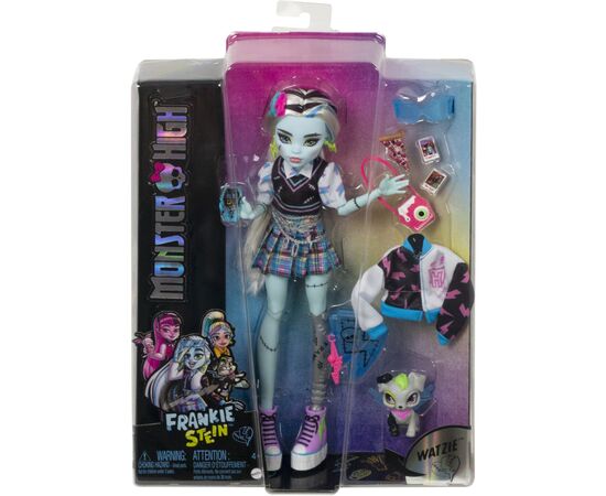 Кукла Monster High Фрэнки Монстро-классика (HHK53), изображение 8 Кукла Monster High Фрэнки Монстро-классика (HHK53), изображение 8