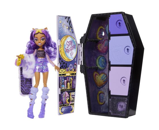 Кукла Monster High Набор-сюрприз Ужас какие секреты Клодин серии Отпадный стиль (HNF74), изображение 2 Кукла Monster High Набор-сюрприз Ужас какие секреты Клодин серии Отпадный стиль (HNF74), изображение 2
