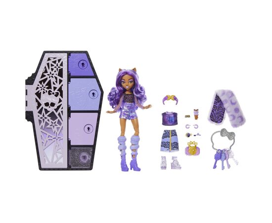 Кукла Monster High Набор-сюрприз Ужас какие секреты Клодин серии Отпадный стиль (HNF74), изображение 3 Кукла Monster High Набор-сюрприз Ужас какие секреты Клодин серии Отпадный стиль (HNF74), изображение 3