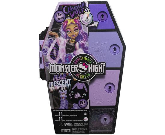 Кукла Monster High Набор-сюрприз Ужас какие секреты Клодин серии Отпадный стиль (HNF74)