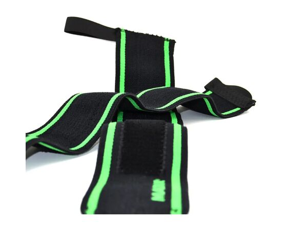 Бинт для спорта MadMax MFA-298 Wrist Wraps 18" Black/Green (MFA-298-U), изображение 5 Бинт для спорта MadMax MFA-298 Wrist Wraps 18" Black/Green (MFA-298-U), изображение 5