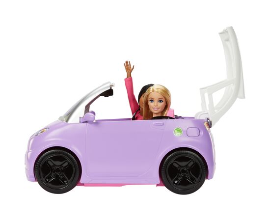 Аксессуар к кукле Barbie Электрокар с откидным верхом (HJV36), изображение 3 Аксессуар к кукле Barbie Электрокар с откидным верхом (HJV36), изображение 3