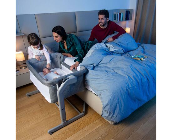 Кроватка Chicco Next2Me Magic Evo light gray (87041.72), изображение 7 Кроватка Chicco Next2Me Magic Evo light gray (87041.72), изображение 7