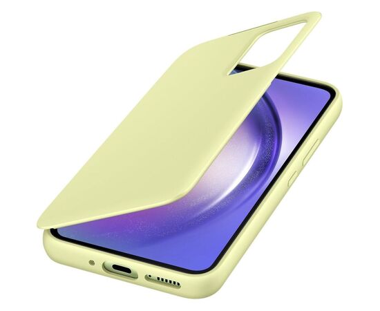 Чехол для мобильного телефона Samsung Smart View Wallet Case Galaxy A54 (A546) Lime (EF-ZA546CGEGRU), изображение 5 Чехол для мобильного телефона Samsung Smart View Wallet Case Galaxy A54 (A546) Lime (EF-ZA546CGEGRU), изображение 5