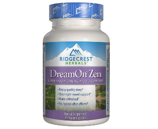 Травы Ridgecrest Herbals Природный Комплекс для Здорового Сна, DreamOn Zen, RidgeCres (RCH162)