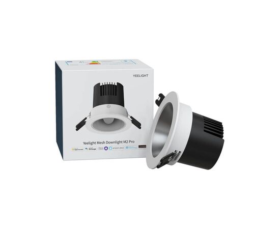 Светильник точечный Yeelight Mesh LED Downlight M2 Pro 8W 500lm 2700 - 6500К (YLTS03YL), изображение 5 Светильник точечный Yeelight Mesh LED Downlight M2 Pro 8W 500lm 2700 - 6500К (YLTS03YL), изображение 5