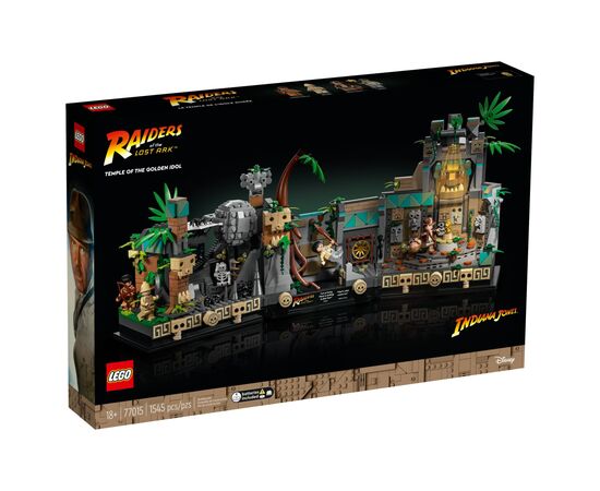 Конструктор LEGO Indiana Jones Храм Золотого Идола 1545 деталей (77015)