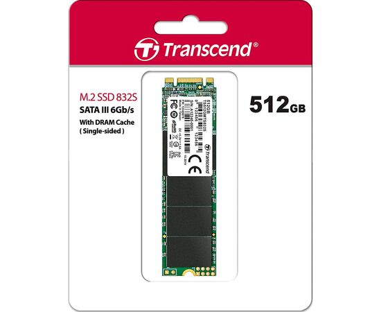 Накопитель SSD M.2 2280 512GB Transcend (TS512GMTS832S), изображение 3 Накопитель SSD M.2 2280 512GB Transcend (TS512GMTS832S), изображение 3