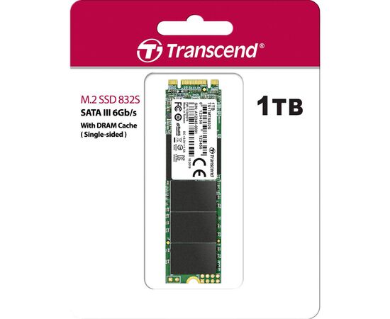 Накопитель SSD M.2 2280 1TB Transcend (TS1TMTS832S), изображение 4 Накопитель SSD M.2 2280 1TB Transcend (TS1TMTS832S), изображение 4
