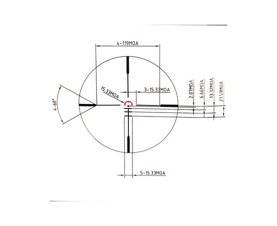 Оптический прицел Konus SIGHT-PRO PTS2 3x30 (призматичний) (7203), изображение 4 Оптический прицел Konus SIGHT-PRO PTS2 3x30 (призматичний) (7203), изображение 4