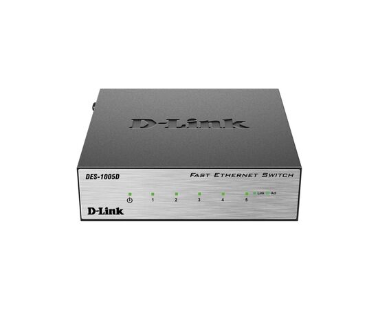 Коммутатор сетевой D-Link DES-1005D/E, изображение 4 Коммутатор сетевой D-Link DES-1005D/E, изображение 4