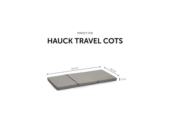 Матрас для детской кроватки Hauck складной Sleeper Grey (89092-9), изображение 5 Матрас для детской кроватки Hauck складной Sleeper Grey (89092-9), изображение 5