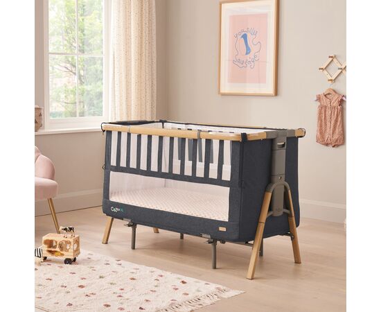 Кроватка Tutti Bambini трансформер 2 в 1 CoZee XL dark gray (211209/3581), изображение 4 Кроватка Tutti Bambini трансформер 2 в 1 CoZee XL dark gray (211209/3581), изображение 4