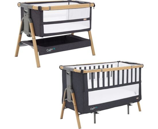 Ліжечко Tutti Bambini трансформер 2 в 1 CoZee XL dark gray (211209/3581)