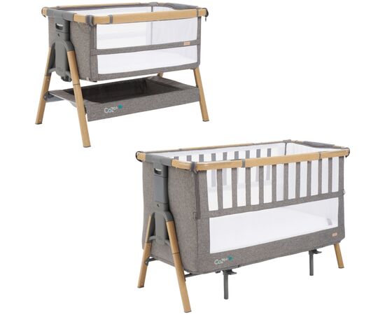 Ліжечко Tutti Bambini трансформер 2 в 1 CoZee XL light gray (211209/3590)